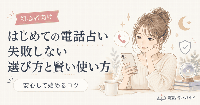 はじめての電話占い｜失敗しない選び方と賢い使い方